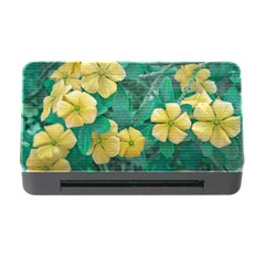 Yellow Flowers At Nature Memory Card Reader With Cf by dflcprints