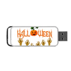 Halloween Portable Usb Flash (one Side) by Valentinaart