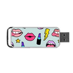 Lipstick Lips Heart Valentine Star Lightning Beauty Sexy Portable Usb Flash (two Sides) by Mariart