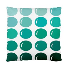 Bubbel Balloon Shades Teal Standard Cushion Case (two Sides) by Mariart