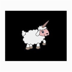 Unicorn Sheep Small Glasses Cloth by Valentinaart