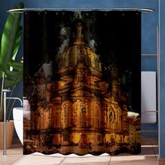 Dresden Frauenkirche Church Saxony Shower Curtain 60  X 72  (medium)  by Nexatart