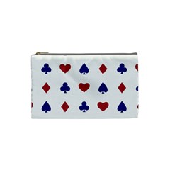 Playing Cards Hearts Diamonds Cosmetic Bag (small)  by Mariart