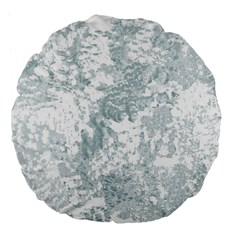Countryblueandwhite Large 18  Premium Flano Round Cushions by digitaldivadesigns