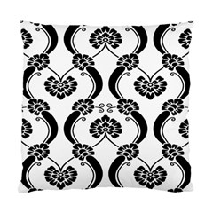 Flower Floral Black Sexy Star Black Standard Cushion Case (two Sides) by Mariart