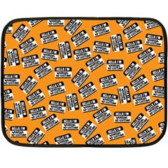 Pattern Halloween  Double Sided Fleece Blanket (mini)  by iCreate