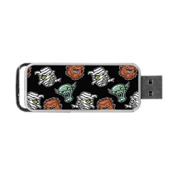 Pattern Halloween Werewolf Mummy Vampire Icreate Portable Usb Flash (one Side) by iCreate
