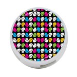 Pattern Painted Skulls Icreate 4-Port USB Hub (One Side) Front