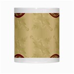 Art Deco red White Mugs Center
