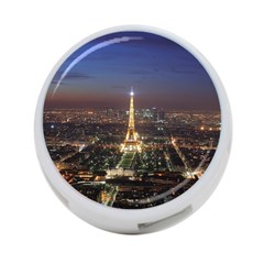 Paris At Night 4-port Usb Hub (two Sides)  by Celenk