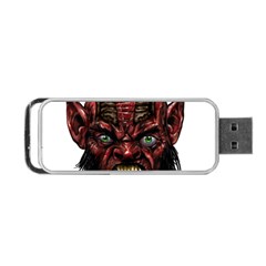Krampus Devil Face Portable Usb Flash (two Sides) by Celenk