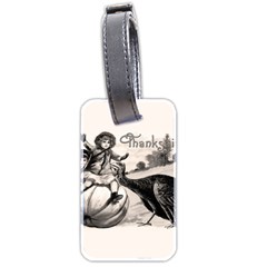 Vintage Thanksgiving Luggage Tags (two Sides) by Valentinaart