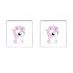 Baby Unicorn Cufflinks (square) by Valentinaart