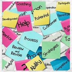 Stickies Post It List Business Canvas 20  X 20   by Celenk