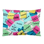 Stickies Post It List Business Pillow Case (Two Sides) Back
