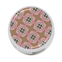 Pattern Texture Moroccan Print 4-port Usb Hub (two Sides)  by Celenk