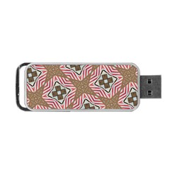 Pattern Texture Moroccan Print Portable Usb Flash (one Side) by Celenk