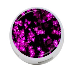 Abstract Background Purple Bright 4-port Usb Hub (two Sides)  by Celenk