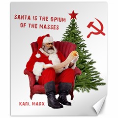 Karl Marx Santa  Canvas 20  X 24   by Valentinaart