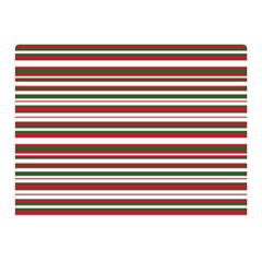 Christmas Stripes Pattern Double Sided Flano Blanket (mini)  by patternstudio