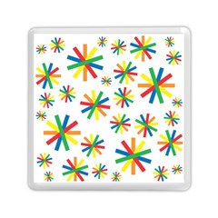 Celebrate Pattern Colorful Design Memory Card Reader (square)  by Celenk