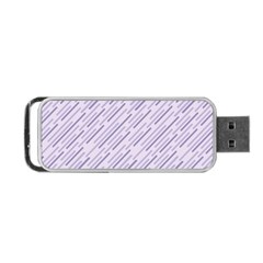 Halloween Lilac Paper Pattern Portable Usb Flash (one Side) by Celenk