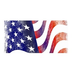 Usa Flag America American Satin Wrap by Celenk