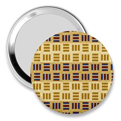 Textile Texture Fabric Material 3  Handbag Mirrors by Celenk