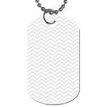 Light Chevron Dog Tag (Two Sides) Front