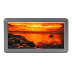 Alabama Sunset Dusk Boat Fishing Memory Card Reader (mini) by BangZart