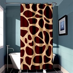 Animal Print Girraf Patterns Shower Curtain 36  X 72  (stall)  by BangZart