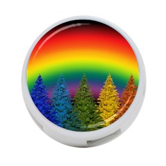 Christmas Colorful Rainbow Colors 4-port Usb Hub (two Sides)  by BangZart