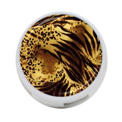 Pattern Tiger Stripes Print Animal 4-port Usb Hub (two Sides)  by BangZart