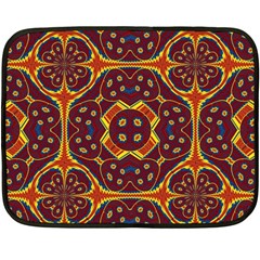 Geometric Pattern Fleece Blanket (mini) by linceazul