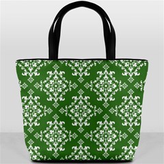 St Patrick S Day Damask Vintage Bucket Bags by BangZart