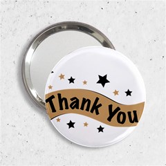 Thank You Lettering Thank You Ornament Banner 2 25  Handbag Mirrors by BangZart