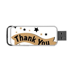 Thank You Lettering Thank You Ornament Banner Portable Usb Flash (two Sides) by BangZart