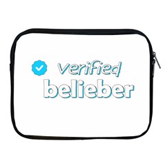 Verified Belieber Apple Ipad 2/3/4 Zipper Cases by Valentinaart