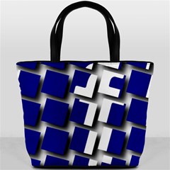 Facebook Social Media Network Blue Bucket Bags by Celenk