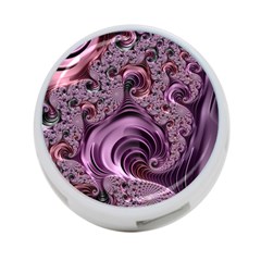 Abstract Art Fractal 4-port Usb Hub (one Side) by Celenk
