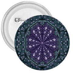 Star And Flower Mandala In Wonderful Colors 3  Buttons by pepitasart