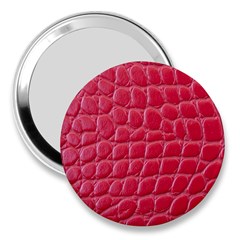 Textile Texture Spotted Fabric 3  Handbag Mirrors by Celenk