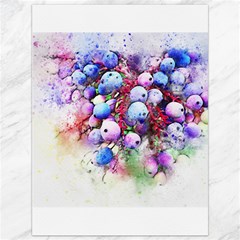 Berries Pink Blue Art Abstract Canvas 36  X 48   by Celenk