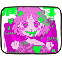 Fujoshi Fleece Blanket (mini) by psychodeliciashop