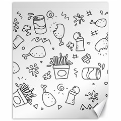 Set Chalk Out Scribble Collection Canvas 16  X 20   by Celenk