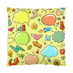 Cute Sketch Child Graphic Funny Standard Cushion Case (two Sides) by Celenk