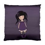 Dolly girl in purple Standard Cushion Case (Two Sides) Back