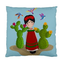 Frida Kahlo Doll Standard Cushion Case (two Sides) by Valentinaart