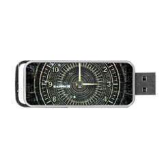 Time Machine Science Fiction Future Portable Usb Flash (one Side) by Celenk