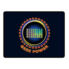 Geek Power Fleece Blanket (small) by linceazul
